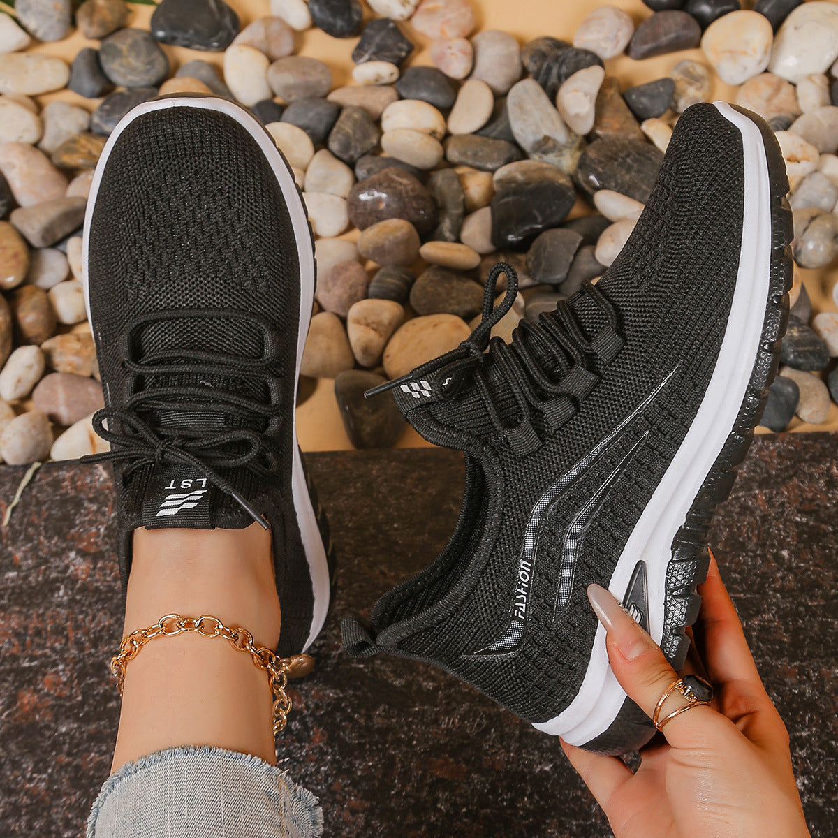 new fashion casual sports mesh women's shoes