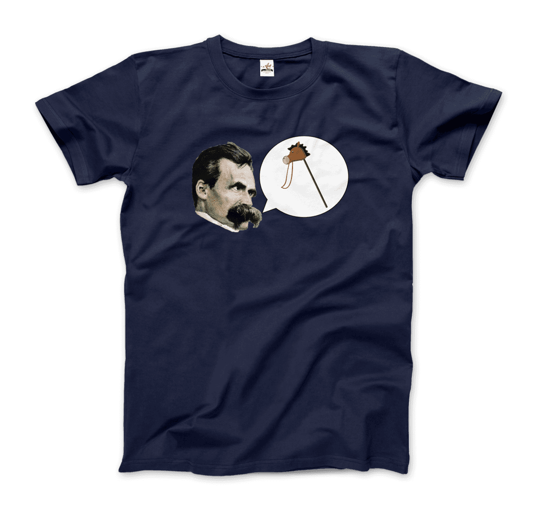 friedrich nietzche - turin horse comic style t-shirt