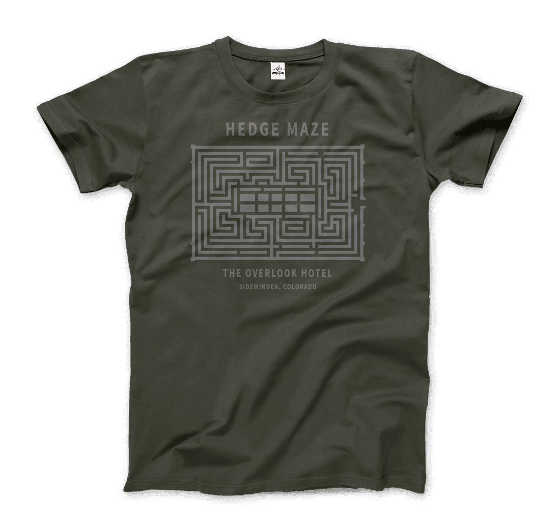 hedge maze, the overlook hotel - the shining movie t-shirt