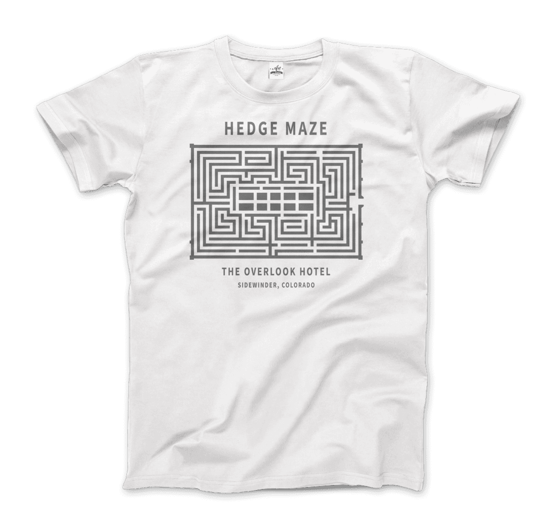 hedge maze, the overlook hotel - the shining movie t-shirt
