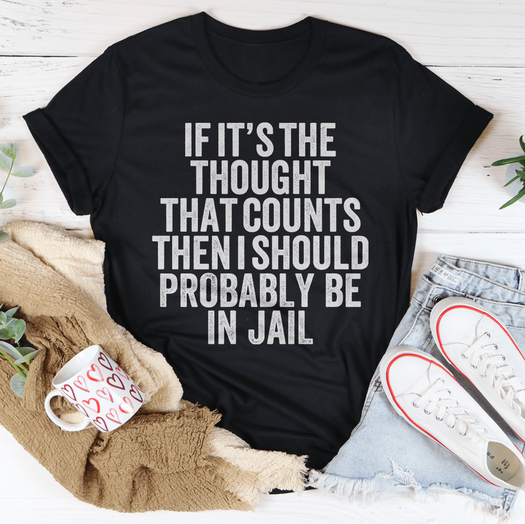 t-shirt « si c'est l'intention qui compte »