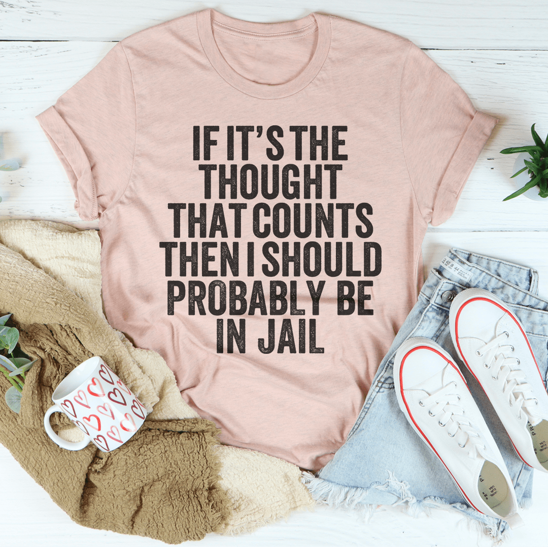 t-shirt « si c'est l'intention qui compte »