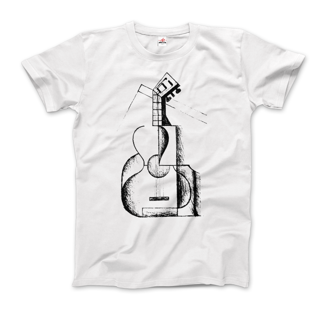juan gris the guitar 1912 artwork t-shirt