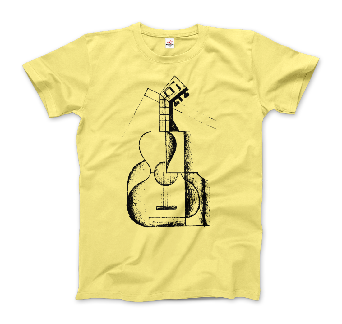 juan gris the guitar 1912 artwork t-shirt