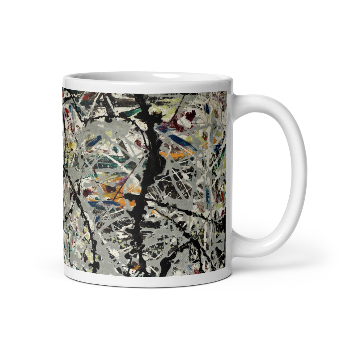 pollock - watery paths 1947 artwork mug