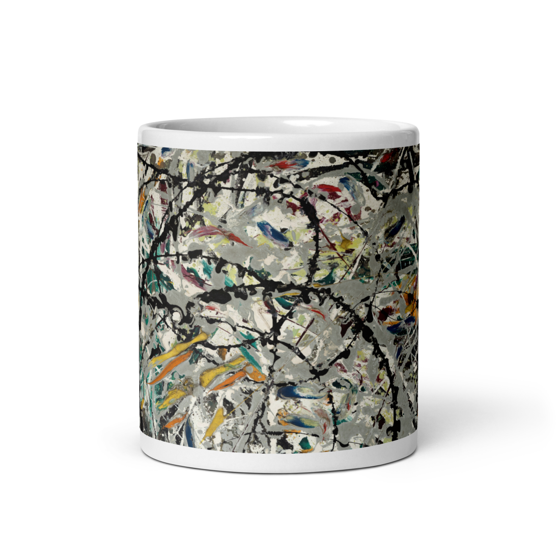 pollock - watery paths 1947 artwork mug
