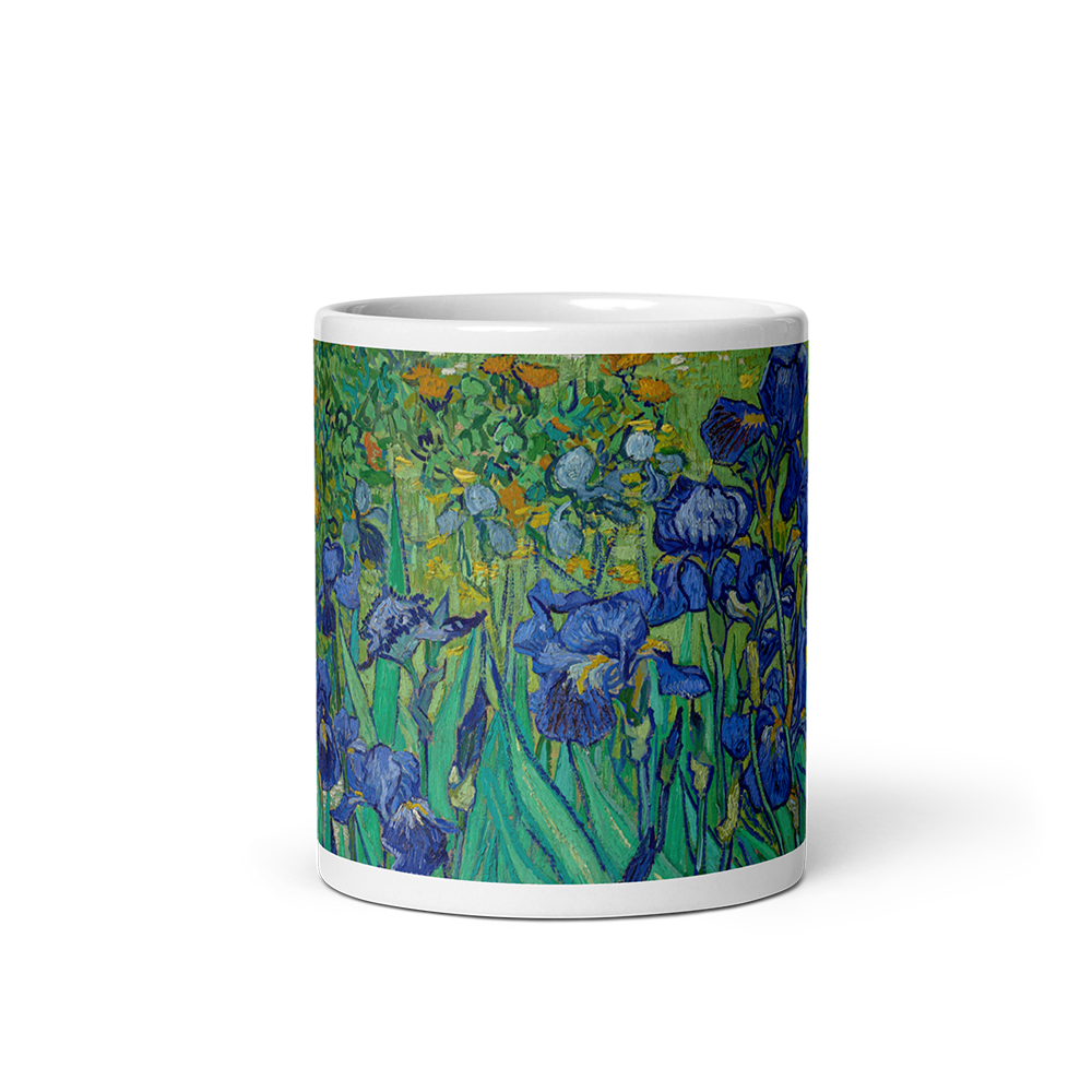 tasse van gogh - iris, 1889