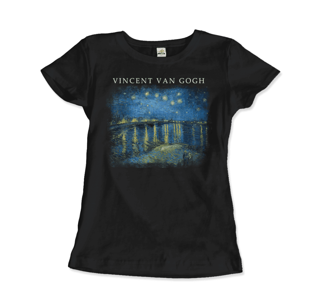 t-shirt van gogh « nuit étoilée sur le rhône », 1888