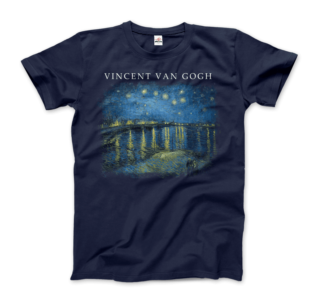 t-shirt van gogh « nuit étoilée sur le rhône », 1888