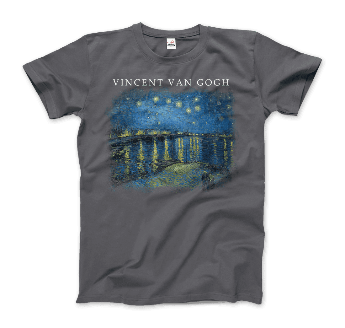 t-shirt van gogh « nuit étoilée sur le rhône », 1888