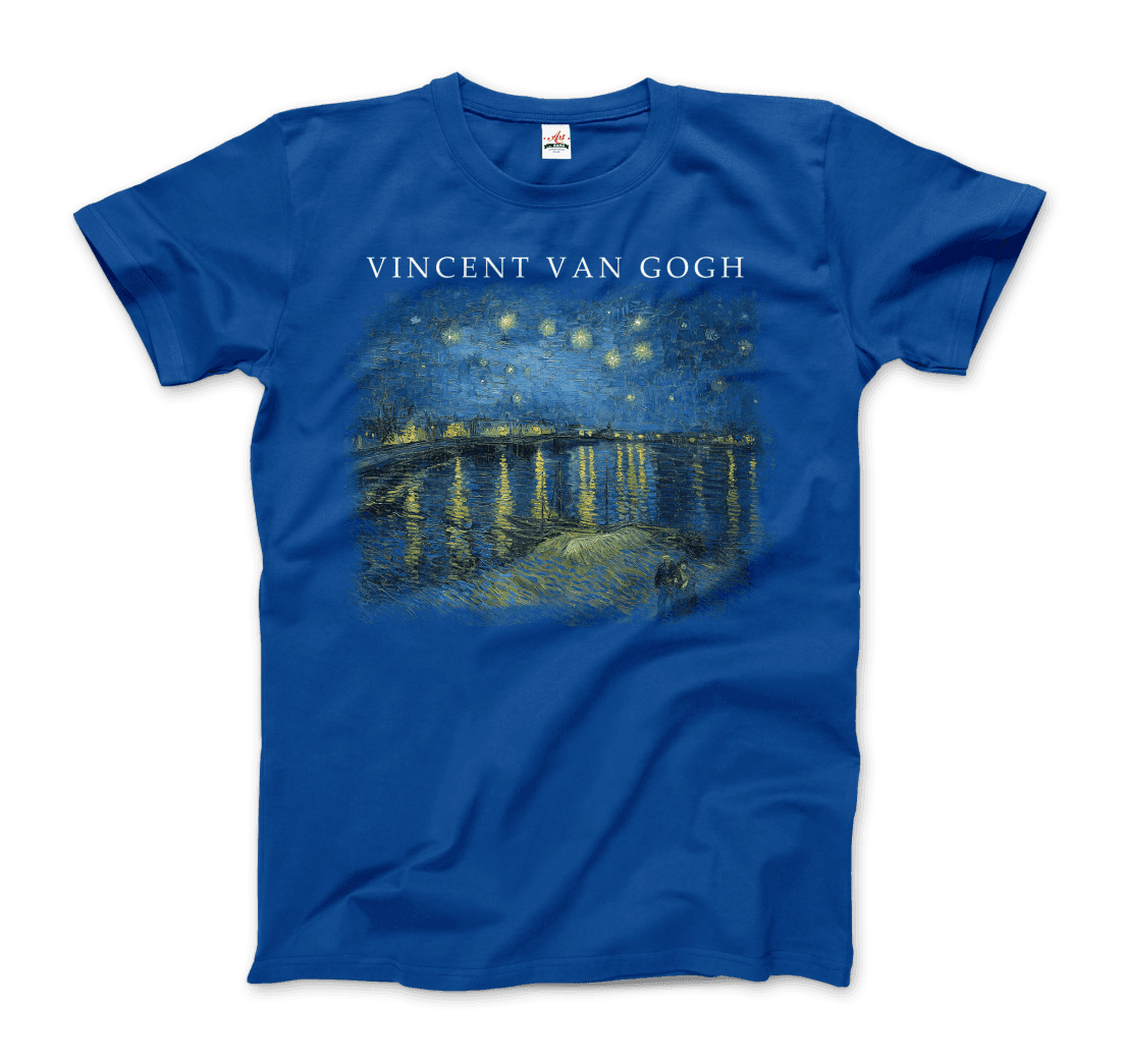 t-shirt van gogh « nuit étoilée sur le rhône », 1888