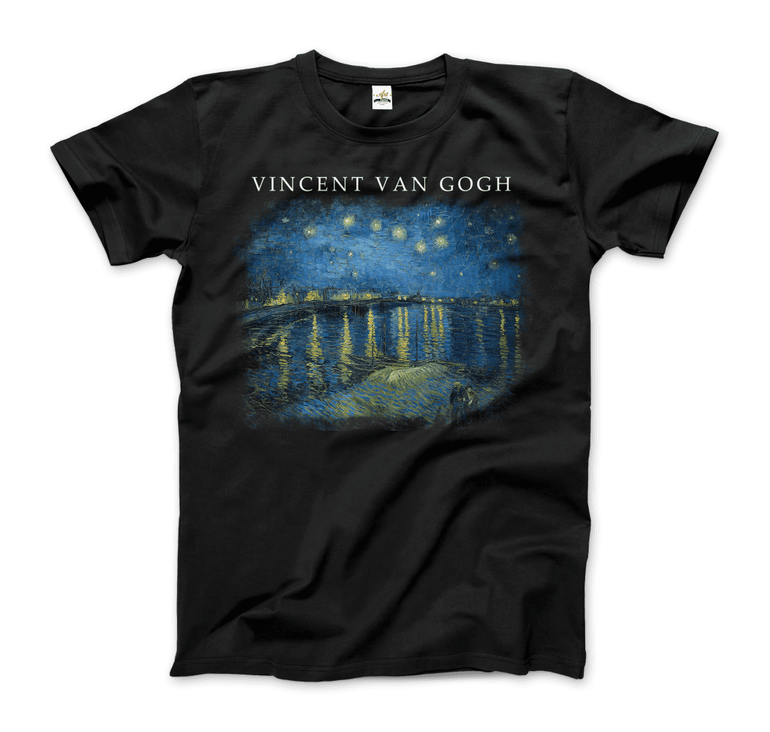 t-shirt van gogh « nuit étoilée sur le rhône », 1888