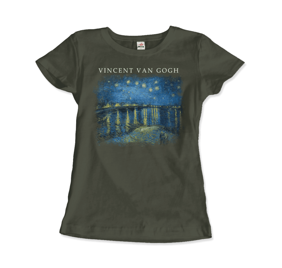 t-shirt van gogh « nuit étoilée sur le rhône », 1888