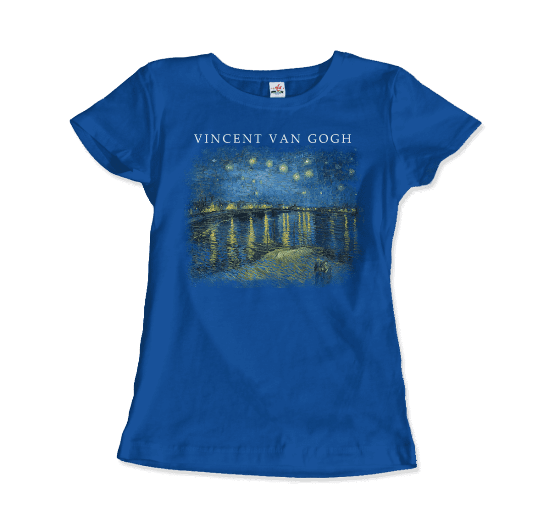 t-shirt van gogh « nuit étoilée sur le rhône », 1888