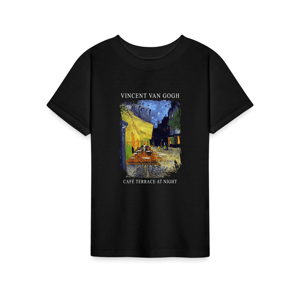 t-shirt vincent van gogh - terrasse de café la nuit, 1888