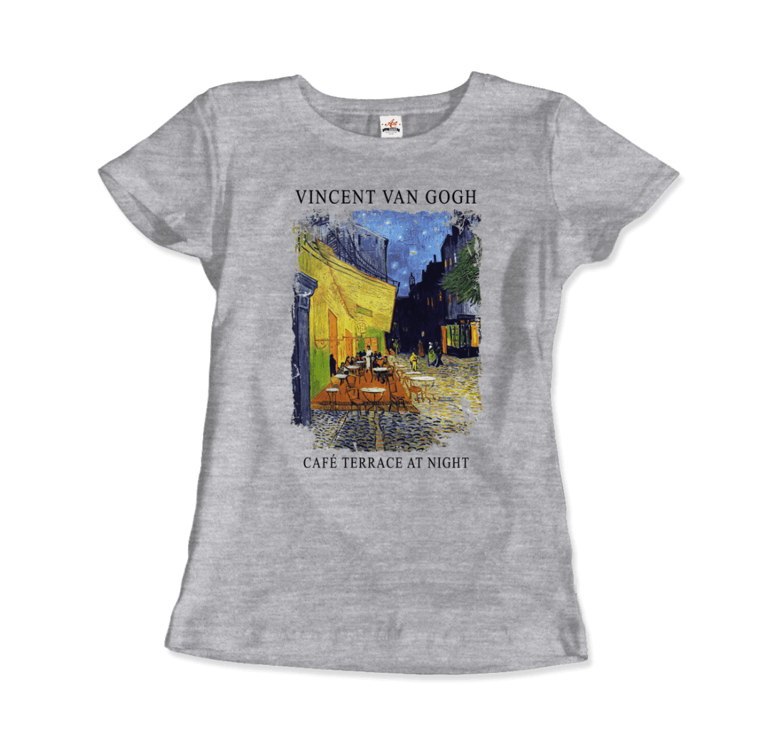 t-shirt vincent van gogh - terrasse de café la nuit, 1888