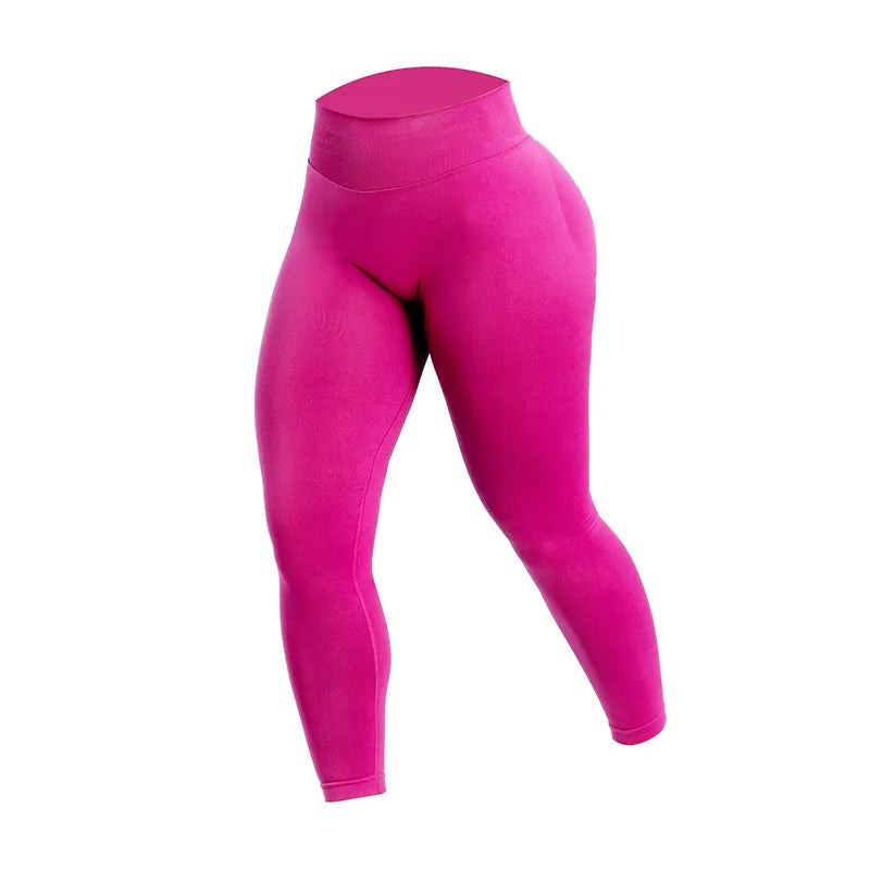 high waist yoga pants - peach buttocks lifting sports leggings