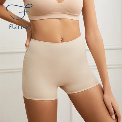 Seamless Anti-Chafing Boxer Briefs - High Waisted Boyshorts