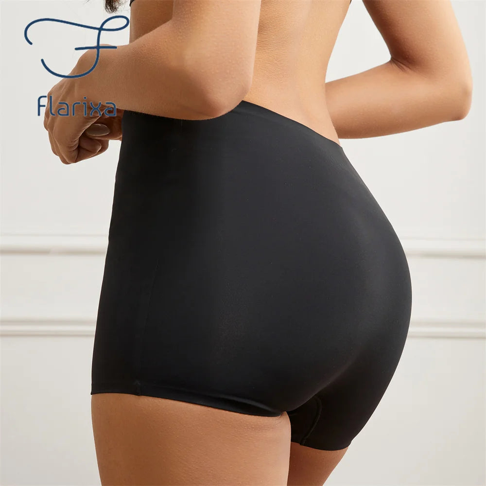 seamless anti-chafing boxer briefs - high waisted boyshorts