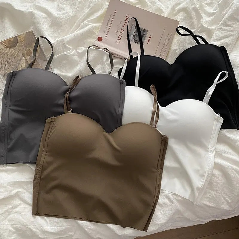 seamless sports bra - yoga gym tank top with chest pad