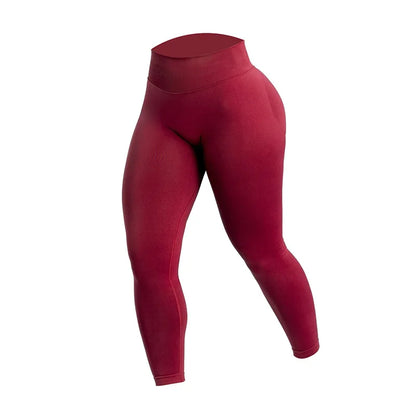 High Waist Yoga Pants - Peach Buttocks Lifting Sports Leggings