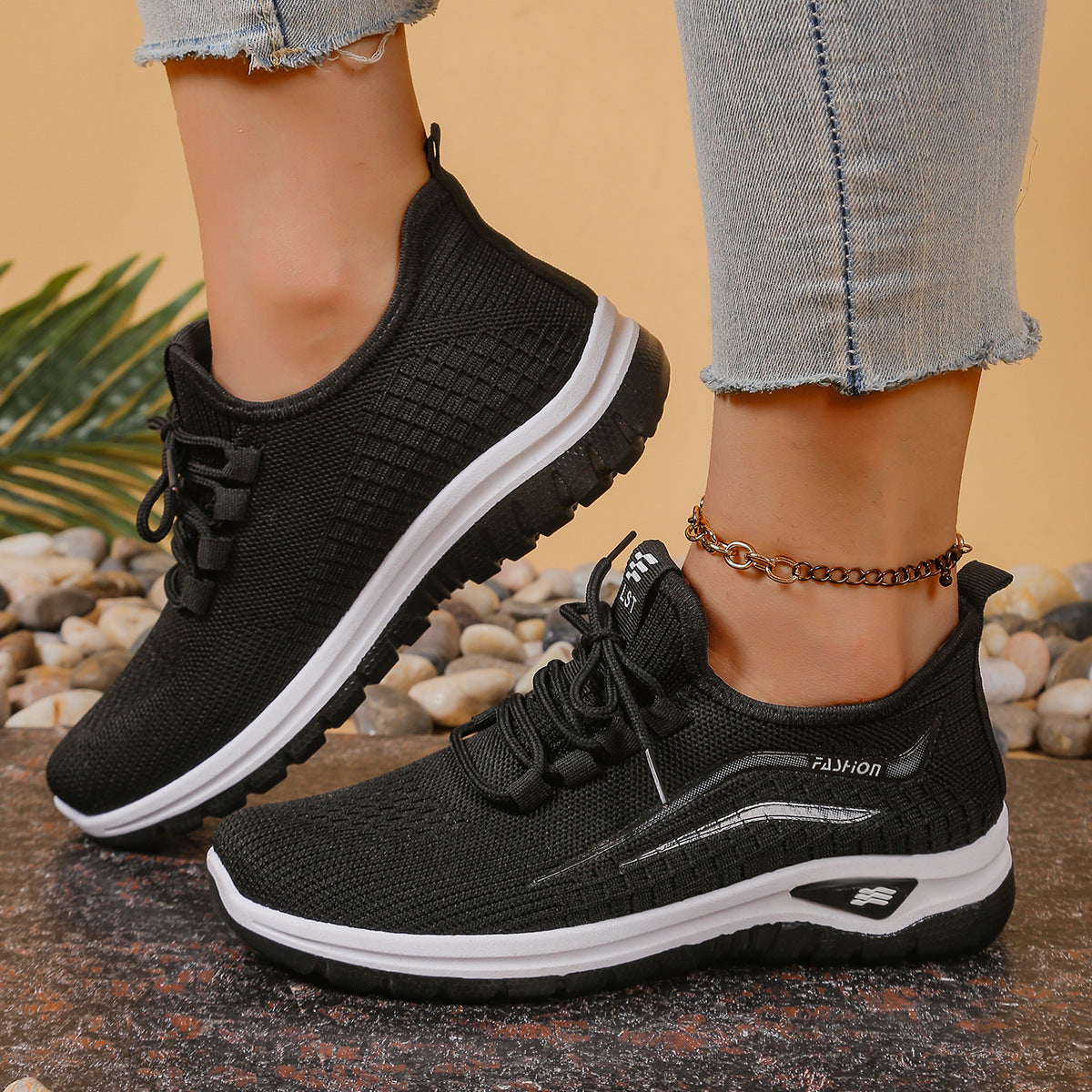 new fashion casual sports mesh women's shoes