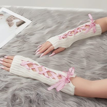 Gants chauds d'hiver avec sangle pour femme