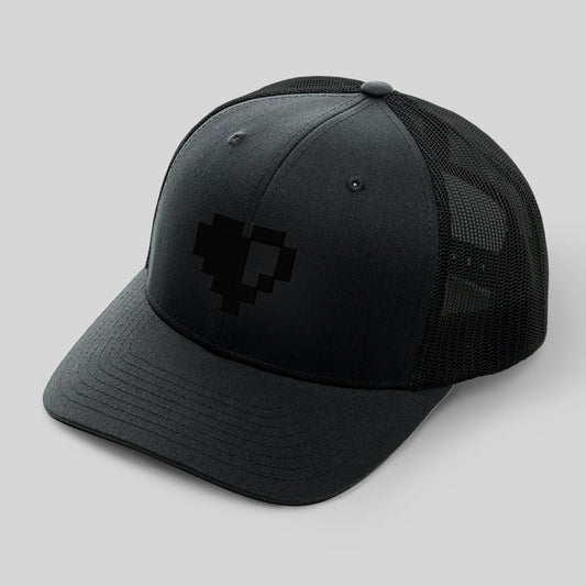 Atlas & Scout - Black Heart Trucker Hat