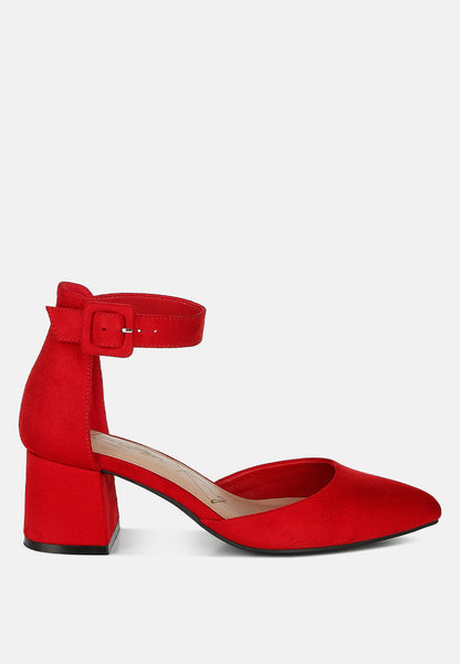 Stroot Mid Block Heel Sandals