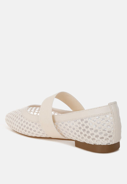 Nayela Mid-Foot Strap Ballerinas