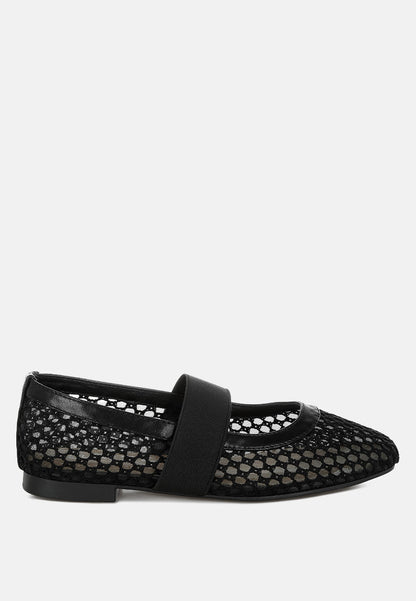 Nayela Mid-Foot Strap Ballerinas