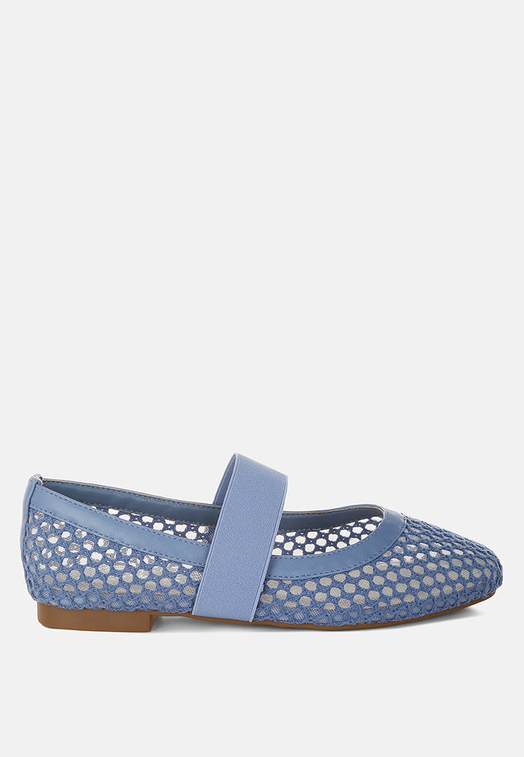 Nayela Mid-Foot Strap Ballerinas