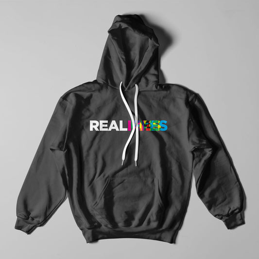 REAL - Mikina s kapucí Realize Color Logo