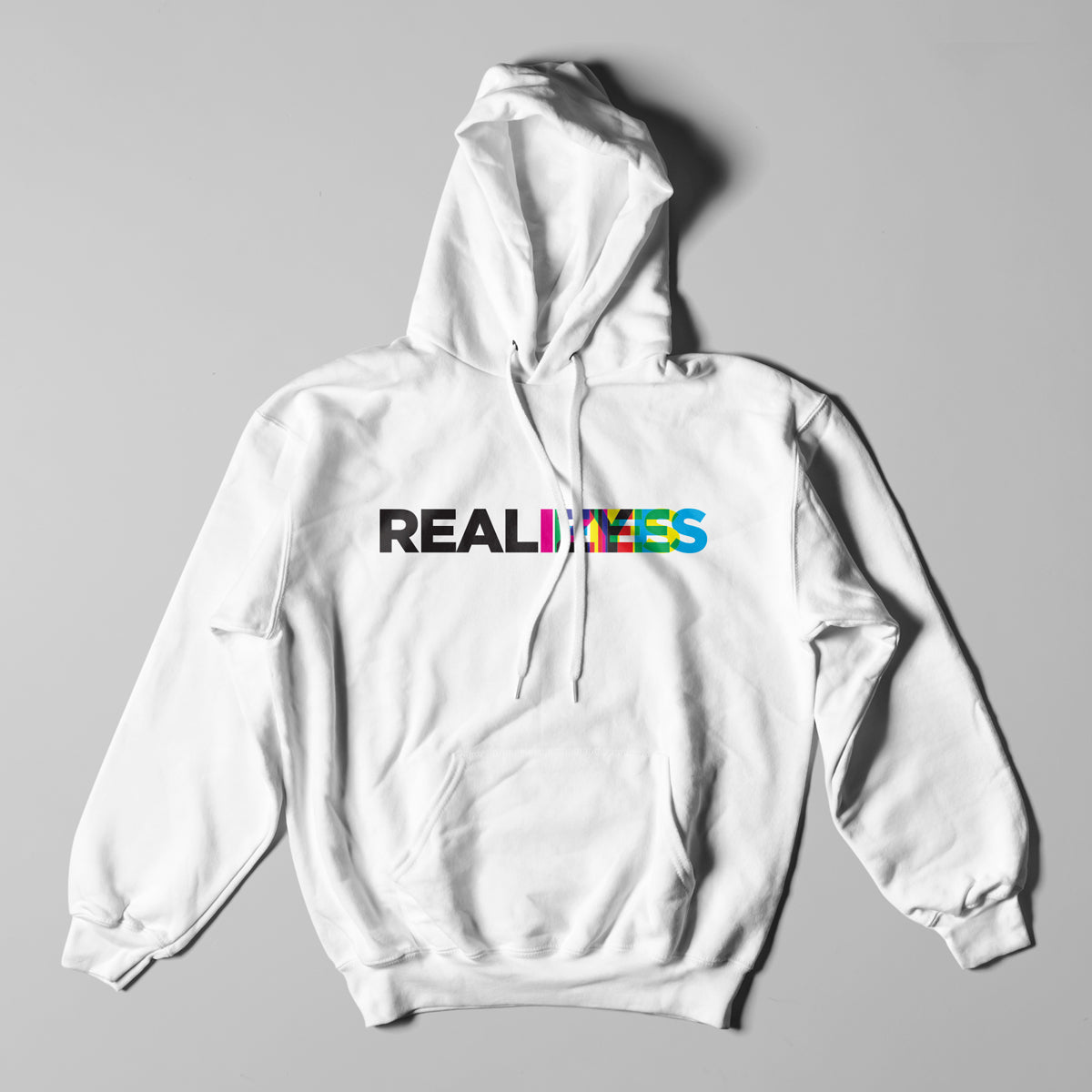 real - mikina s kapucí realize color logo