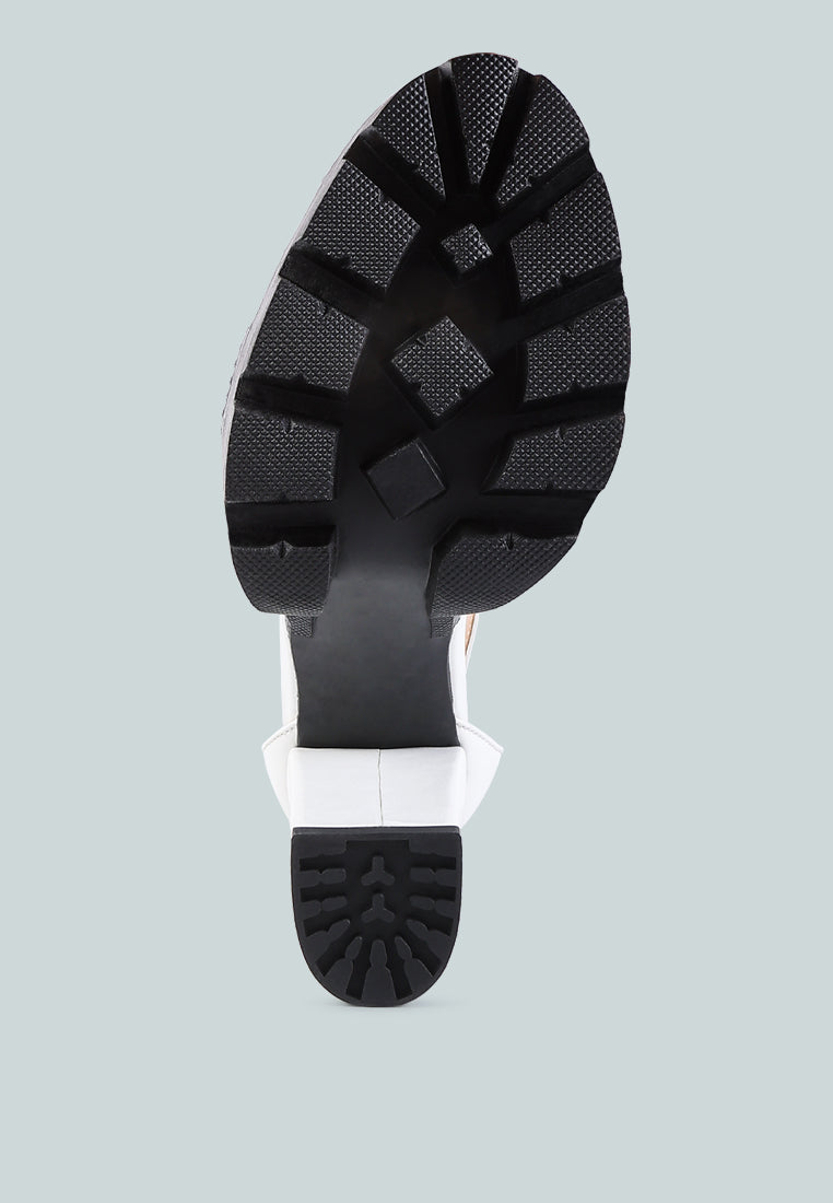 Rattle Chunky High Block Heel Sandals-4