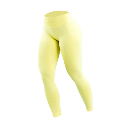 High Waist Yoga Pants - Peach Buttocks Lifting Sports Leggings
