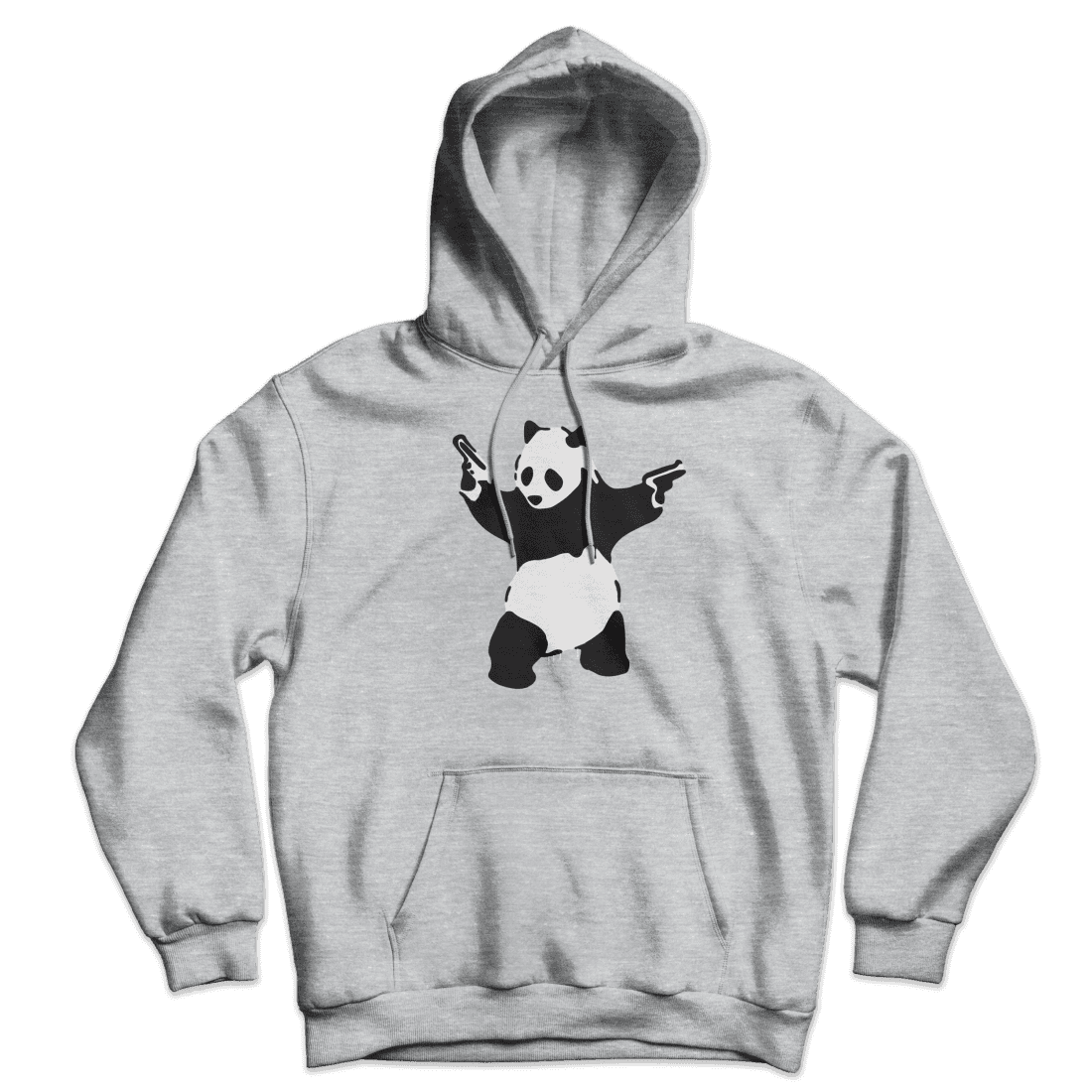 Banksy Pandamonium Armed Panda Unisex Hoodie