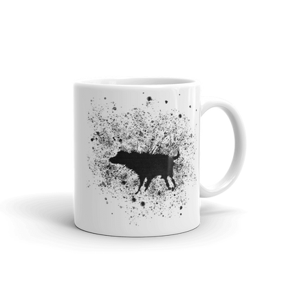 Banksy Wet Dog Splatter 2007 Street Art Mug