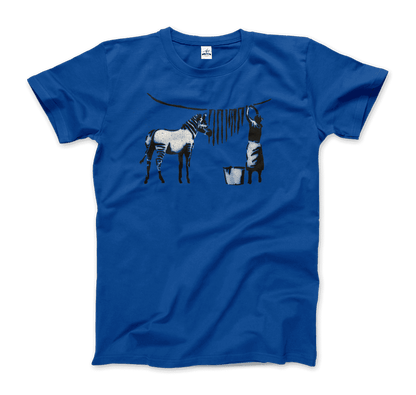 Banksy Zebra Stripes Artwork T-Shirt