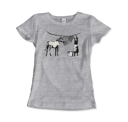Banksy Zebra Stripes Artwork T-Shirt