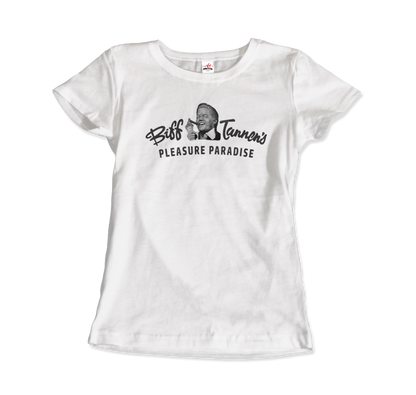 Biff Tannen's Pleasure Paradise Dusted Logo - Back to the Future T-Shirt