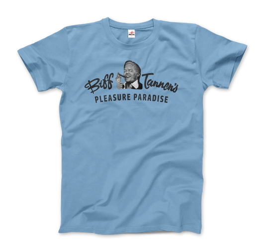 Biff Tannen's Pleasure Paradise Dusted Logo - Back to the Future T-Shirt
