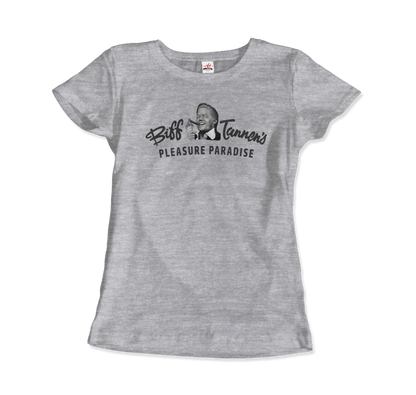 Biff Tannen's Pleasure Paradise Dusted Logo - Back to the Future T-Shirt