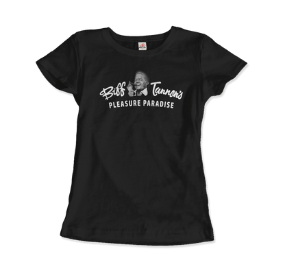 Biff Tannen's Pleasure Paradise Dusted Logo - Back to the Future T-Shirt