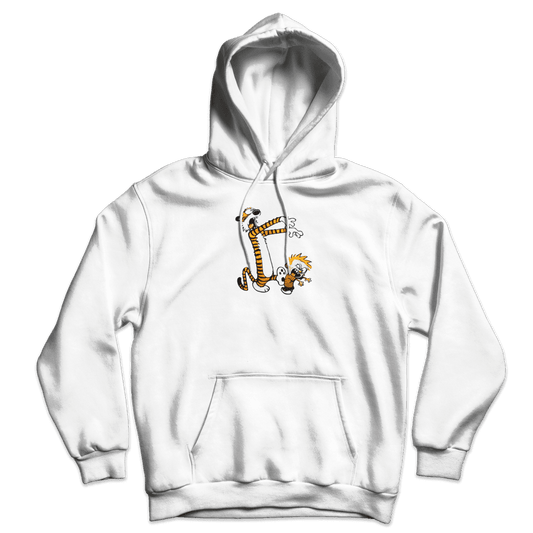 Calvin and Hobbes Playing Zombies Unisex Hoodie