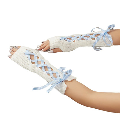 Gants chauds d'hiver avec sangle pour femme