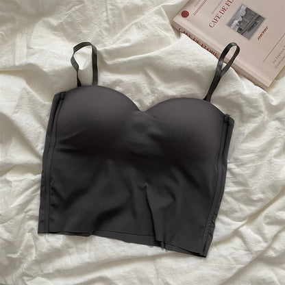 Seamless Sports Bra - Yoga Gym Tank Top with Chest Pad