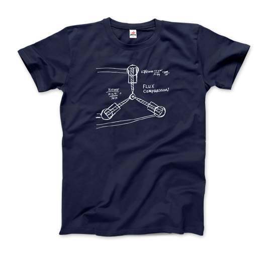 Flux Capacitor Sketch from Back to the Future T-Shirt