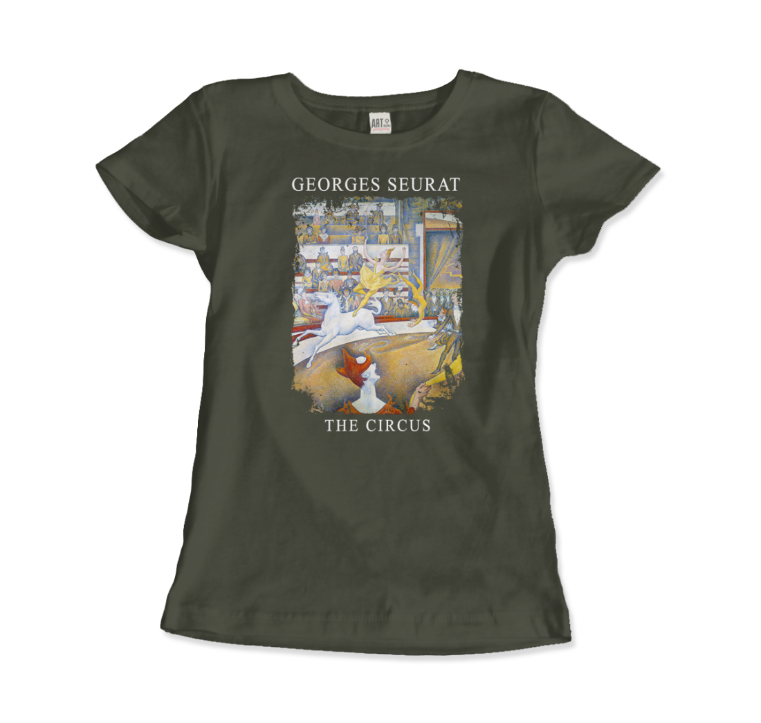 georges seurat - the circus artwork t-shirt