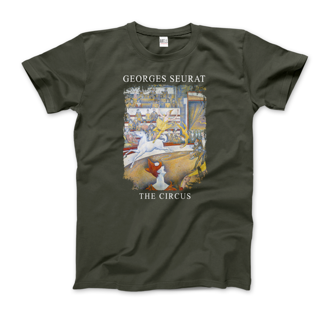 georges seurat - the circus artwork t-shirt